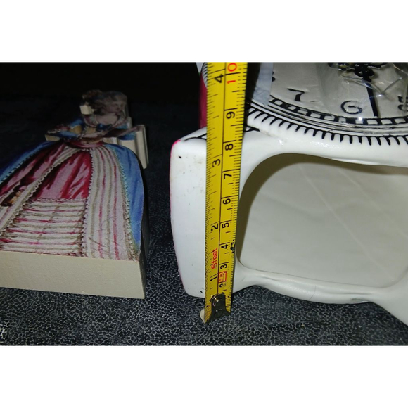 Ashland Pink and White Ceramic Clock One Size - Picture 7 of 9